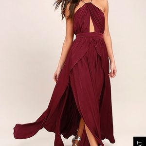 Burgundy Maxi